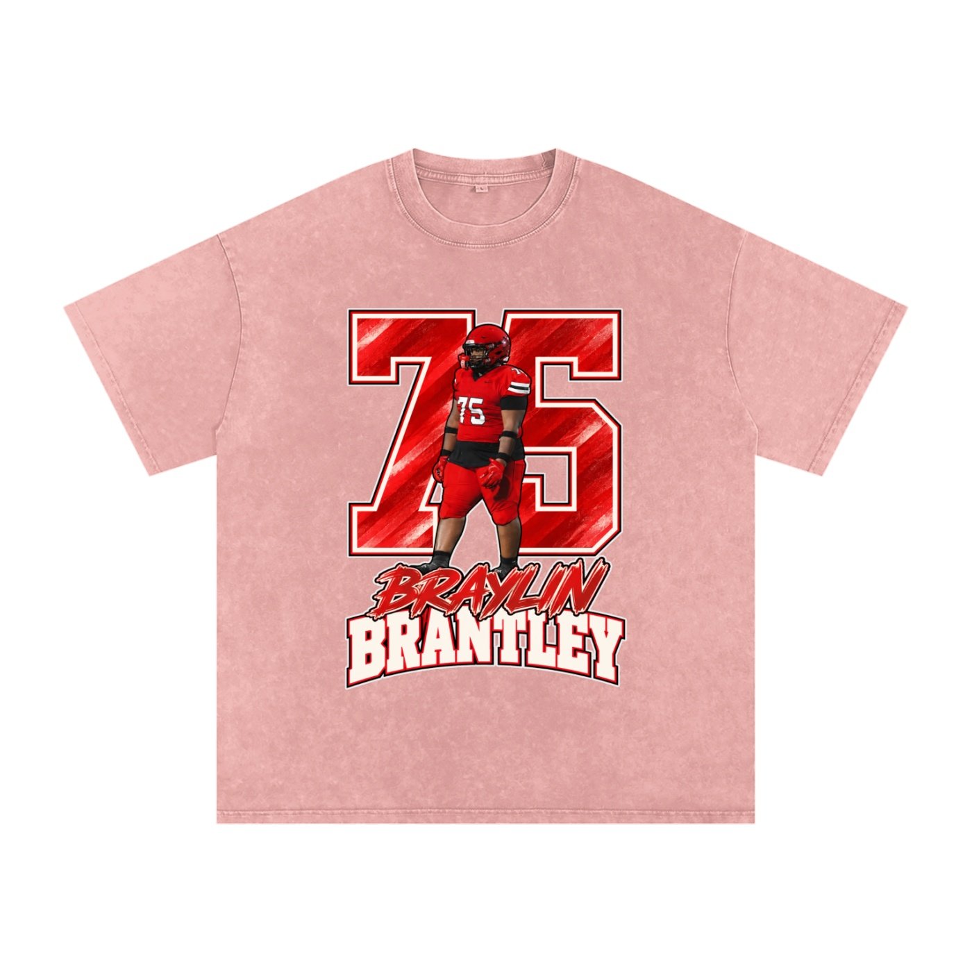 Braylin Brantley Snow Washed Oversized TEE - Image 5