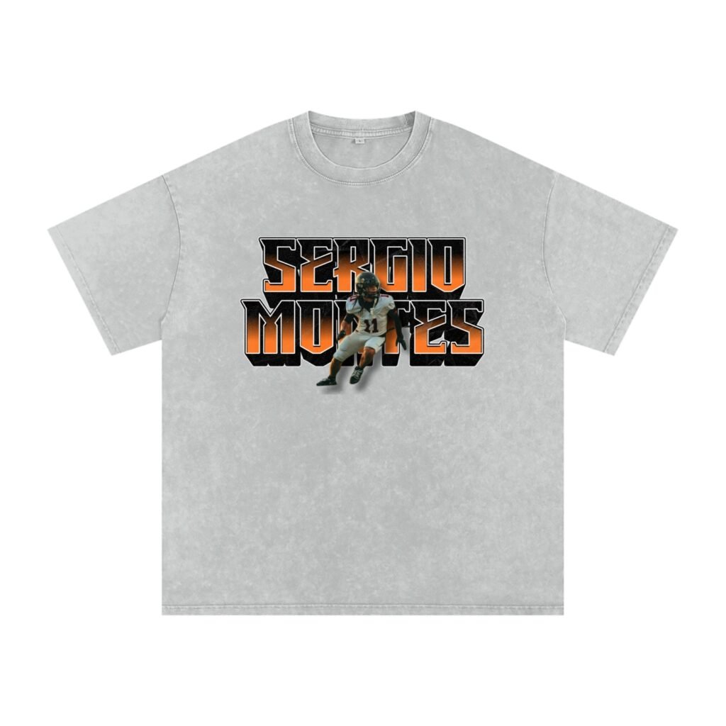 Sergio Montes Snow Washed Oversized TEE