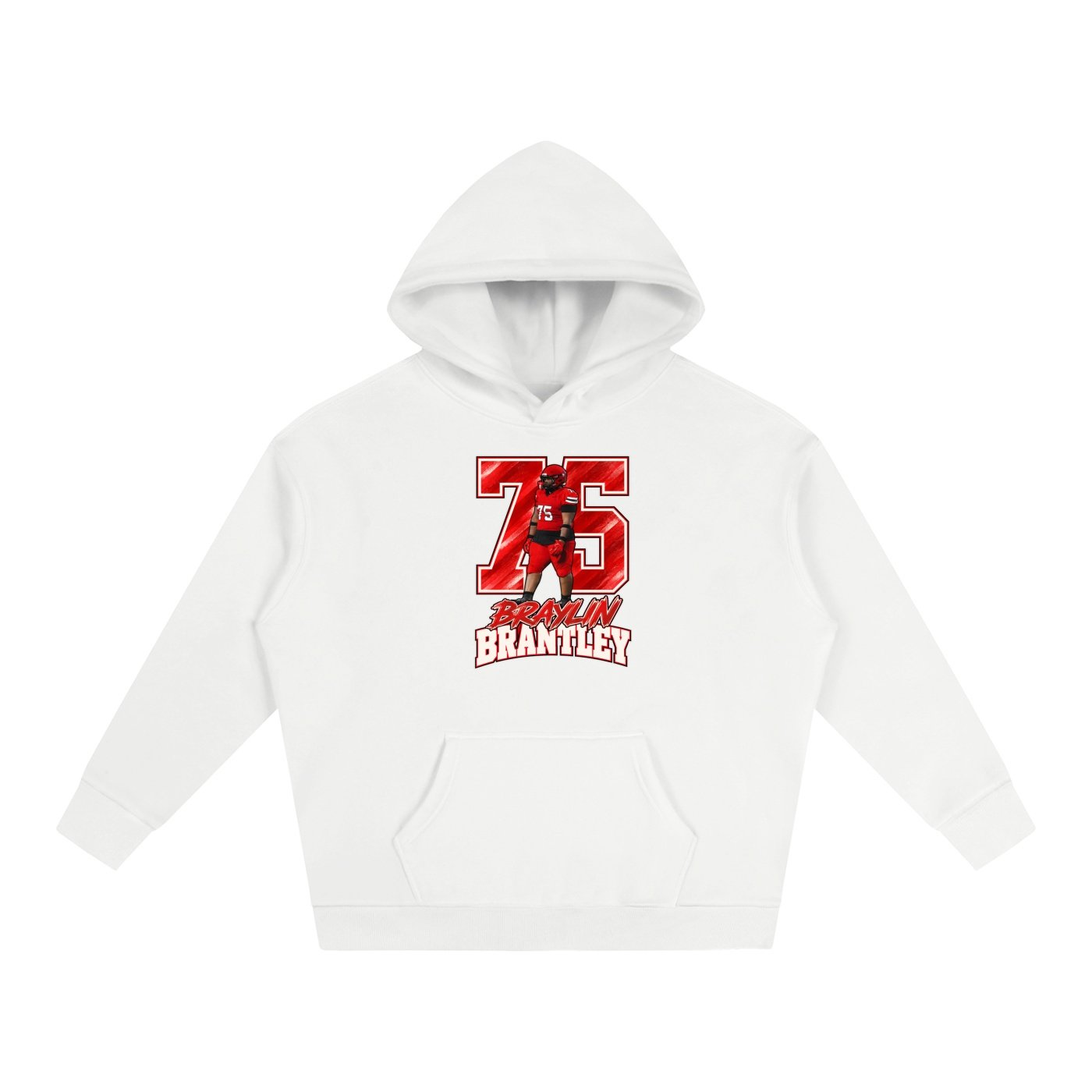 Braylin Brantley Oversize Fleeced Hoodie - Image 2