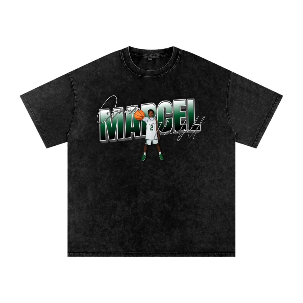 Gavin Marcel Threadgill Snow Washed Oversized TEE