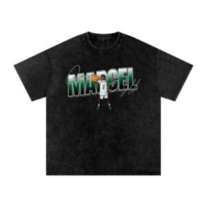 Gavin Marcel Threadgill  Snow Washed Oversized TEE - Image 1