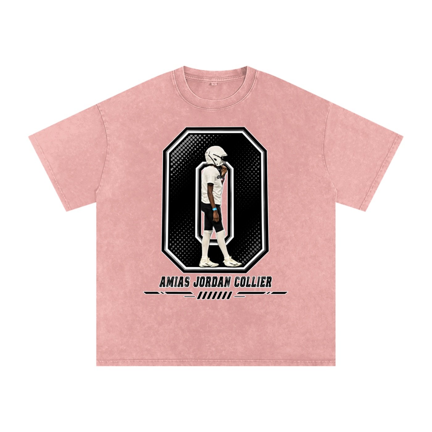 Amias Jordan collier Snow Washed Oversized TEE - Image 5