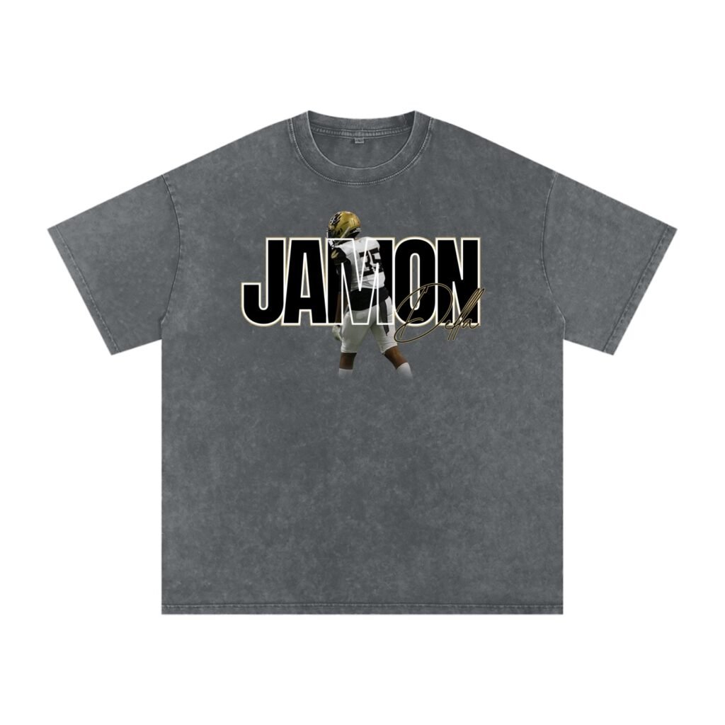 Jamon Della Snow Washed Oversized TEE