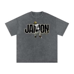 Jamon Della Snow Washed Oversized TEE - Image 4