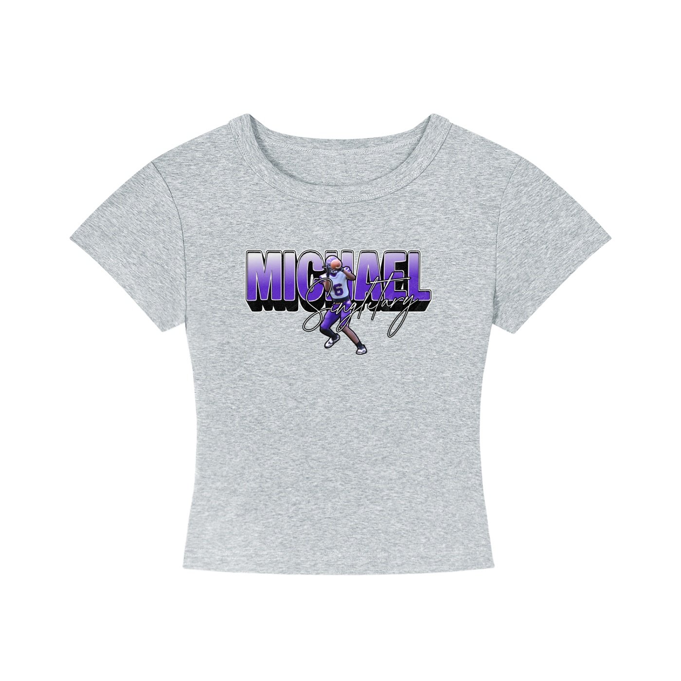 Michael Singletary Women's CropTop - Image 3