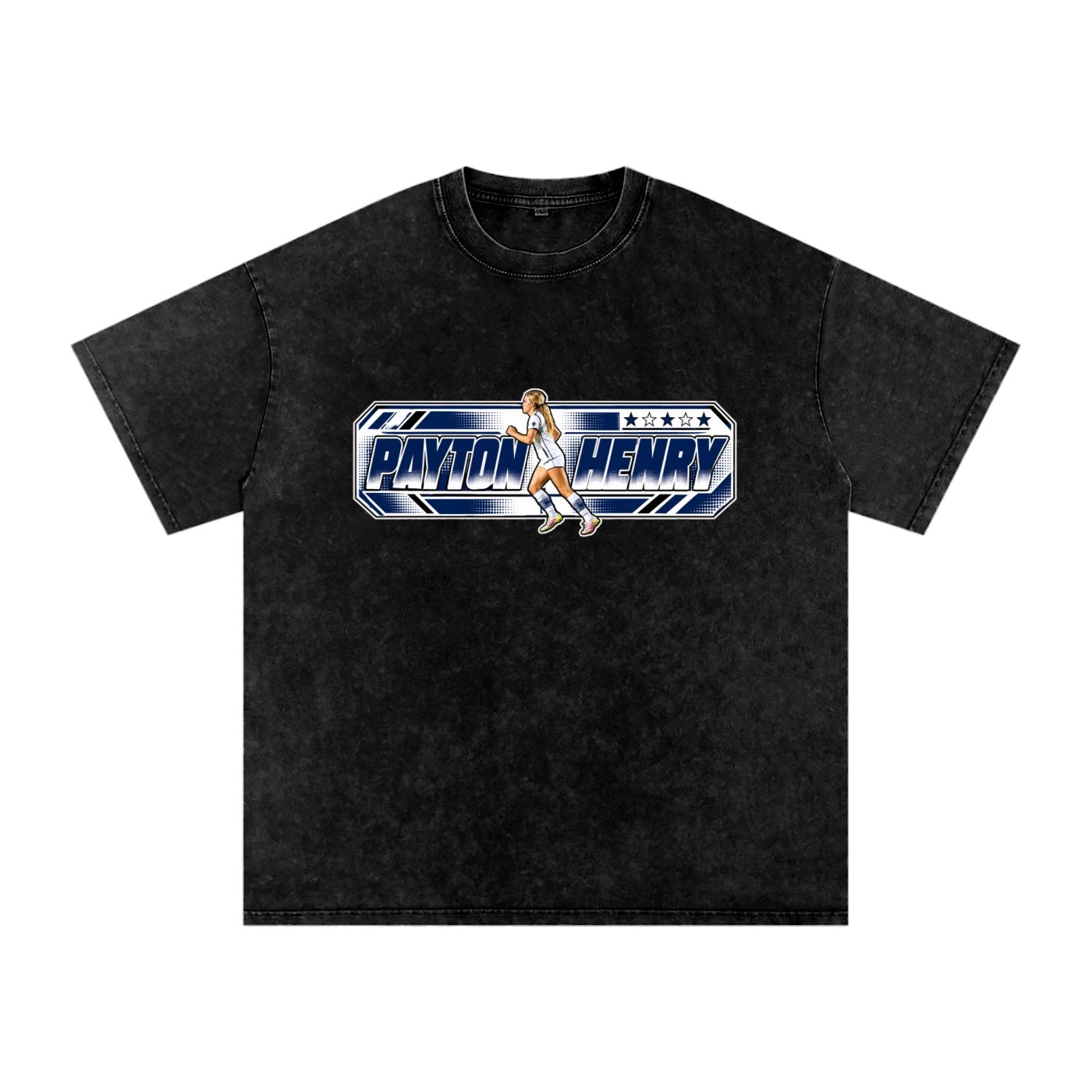 Payton Henry   Snow Washed Oversized TEE - Image 1