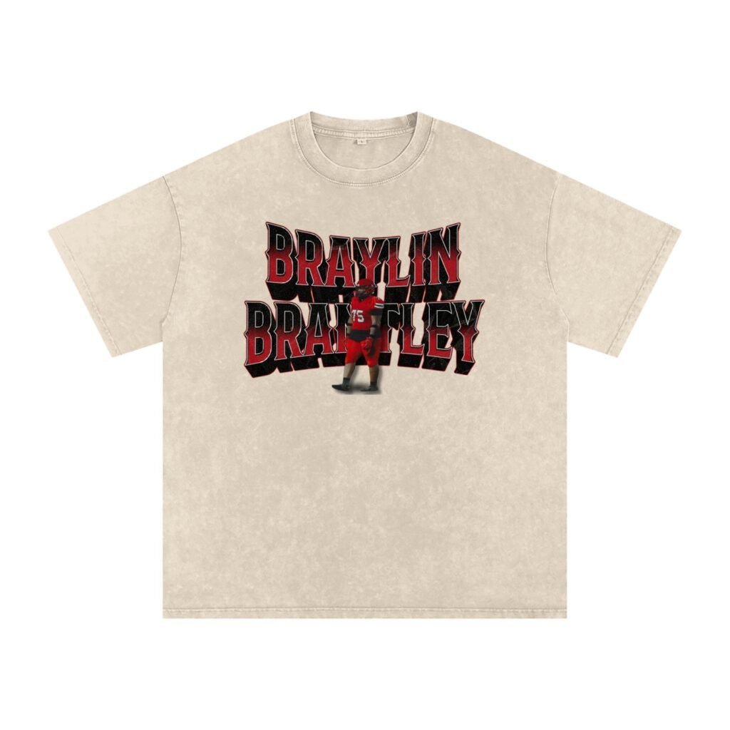 Braylin Brantley Snow Washed Oversized TEE
