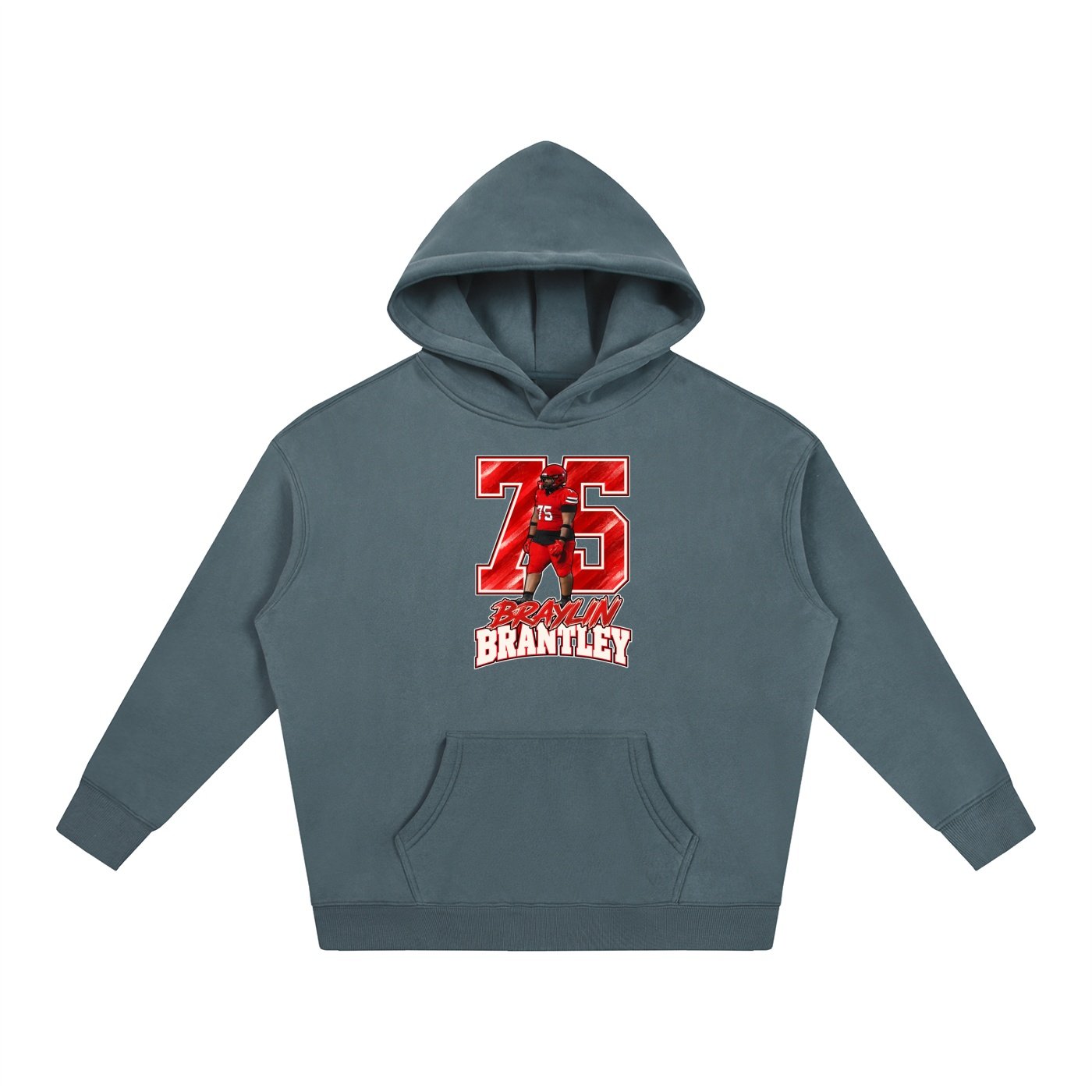 Braylin Brantley Oversize Fleeced Hoodie - Image 4
