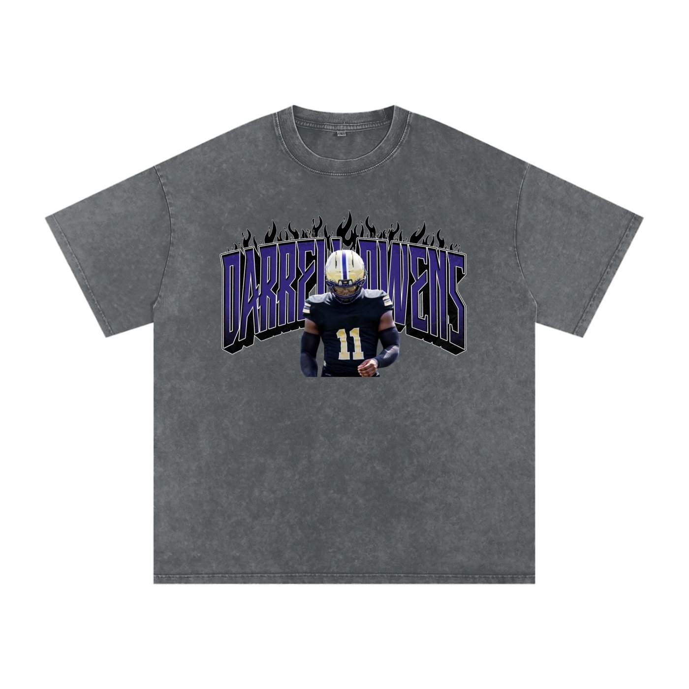 Darrell owens jr Snow Washed Oversized TEE - Image 4