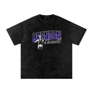 Brenden Chennells Snow Washed Oversized TEE - Image 1