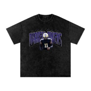 Darrell owens jr Snow Washed Oversized TEE - Image 1