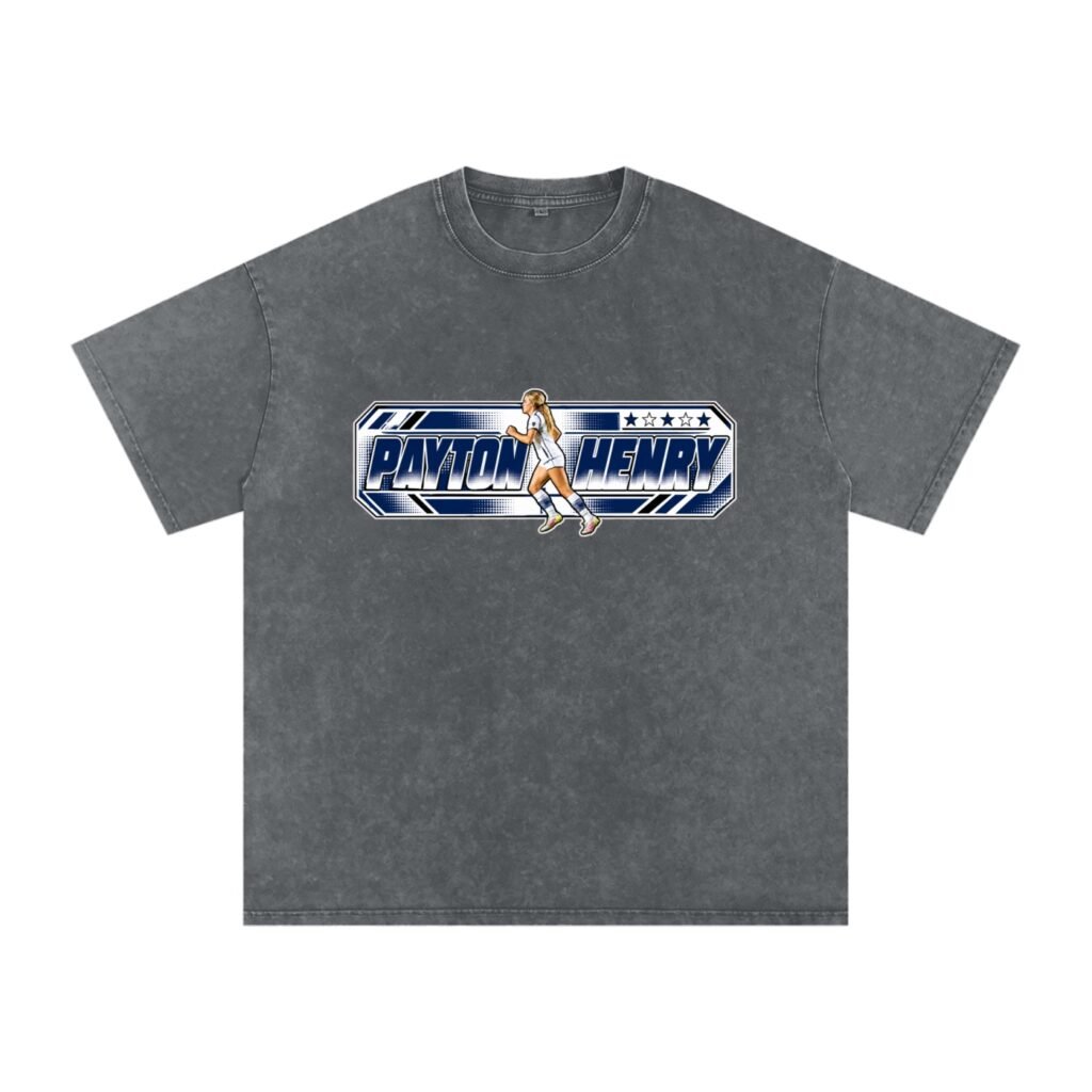 Payton Henry   Snow Washed Oversized TEE