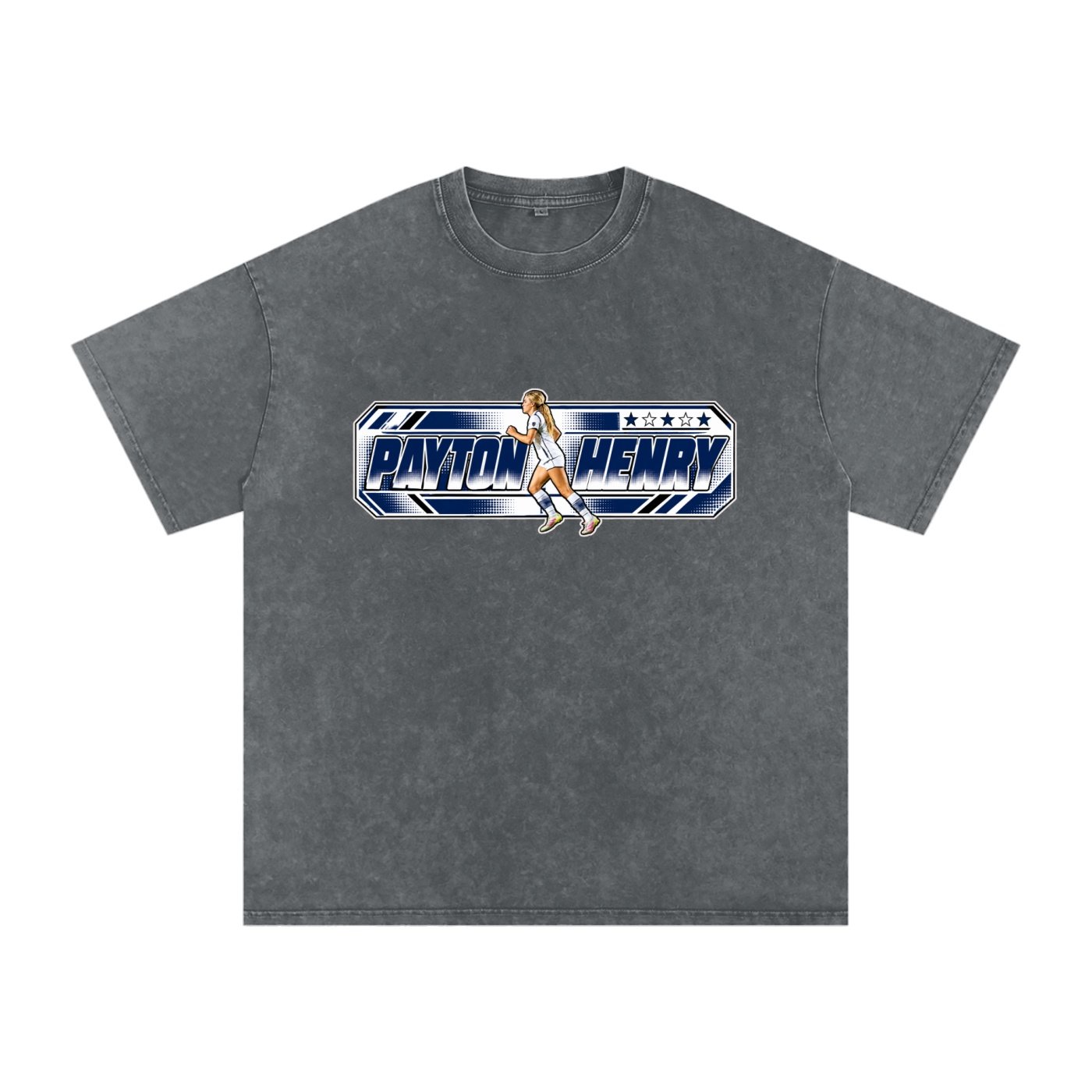 Payton Henry   Snow Washed Oversized TEE - Image 4
