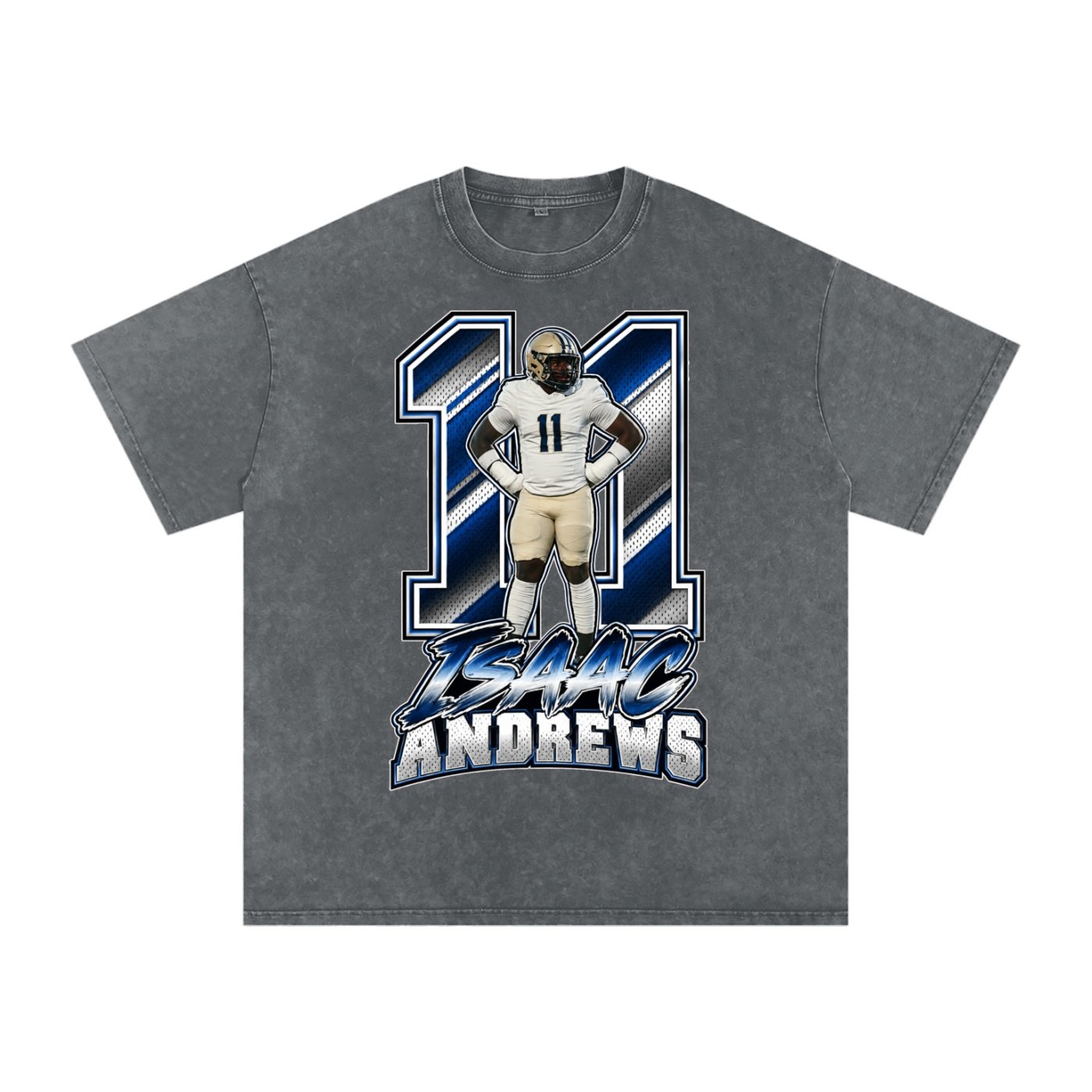 Isaac Andrews  Snow Washed Oversized TEE - Image 4
