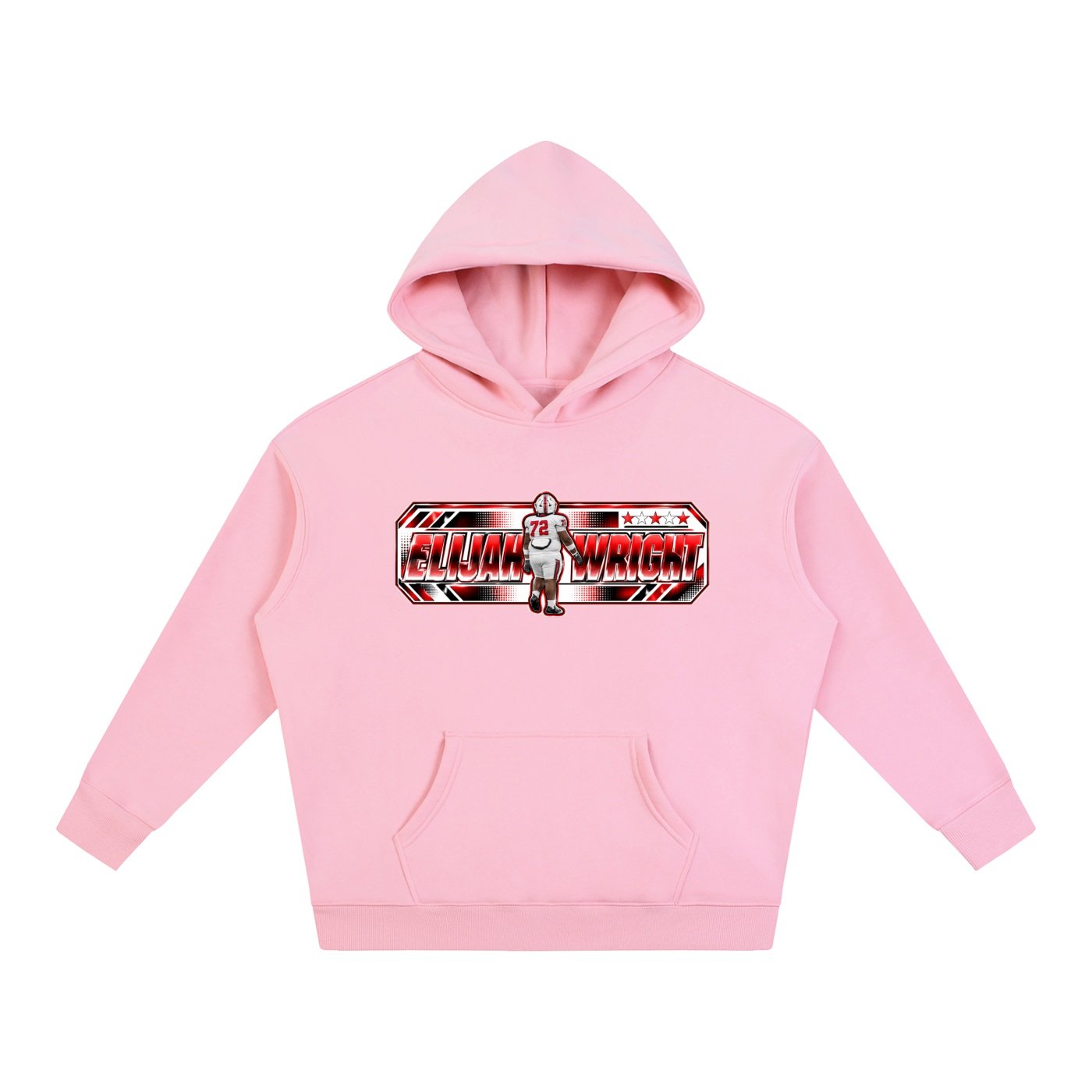 Elijah Wright  Oversize Fleeced Hoodie - Image 5