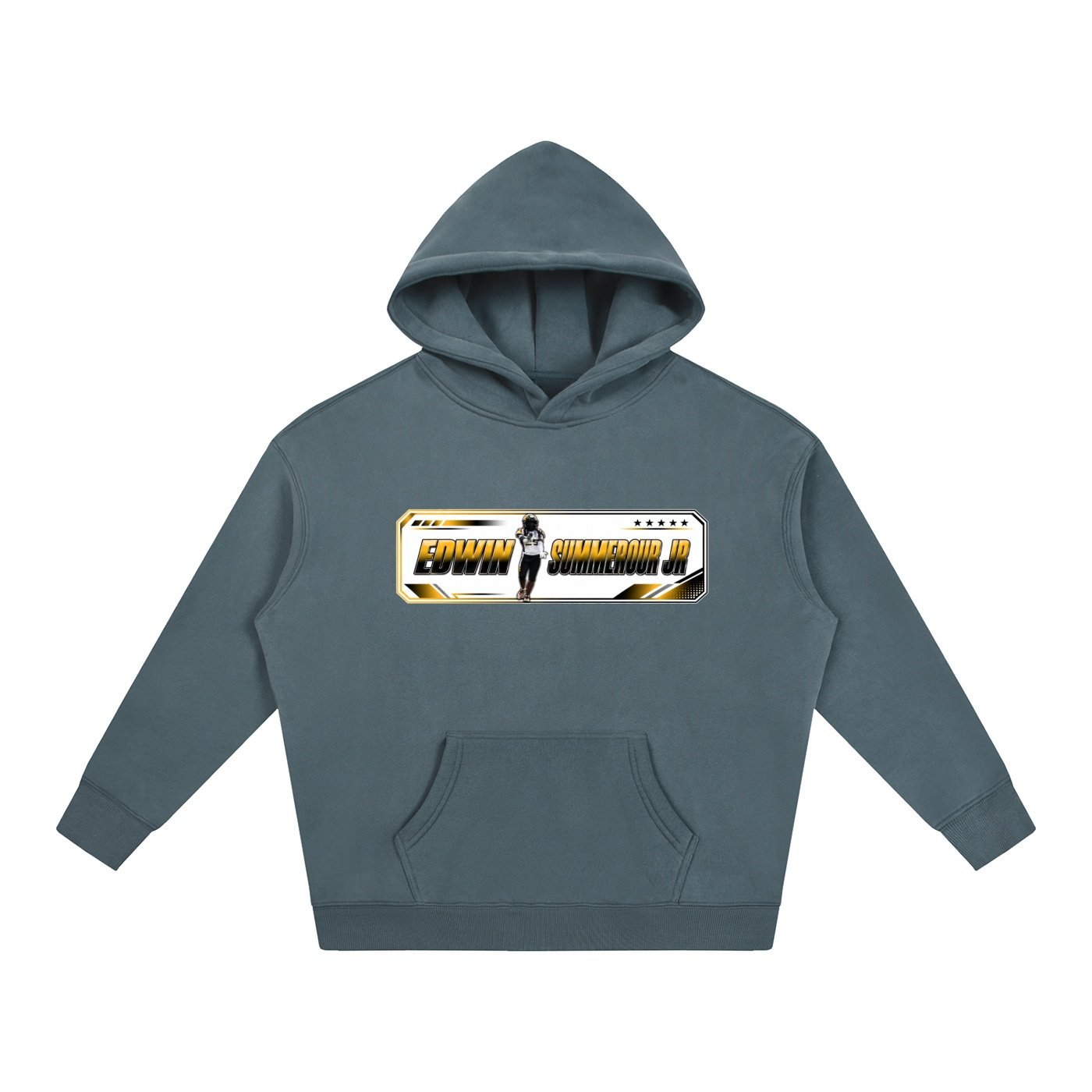 Edwin summerour jr Oversize Fleeced Hoodie - Image 4