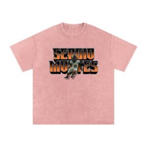 Sergio Montes Snow Washed Oversized TEE - Image 5