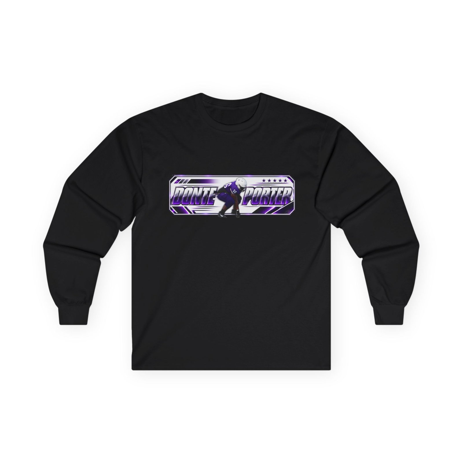 Donte Porter ll Unisex Cotton Long Sleeve Tee - Image 1