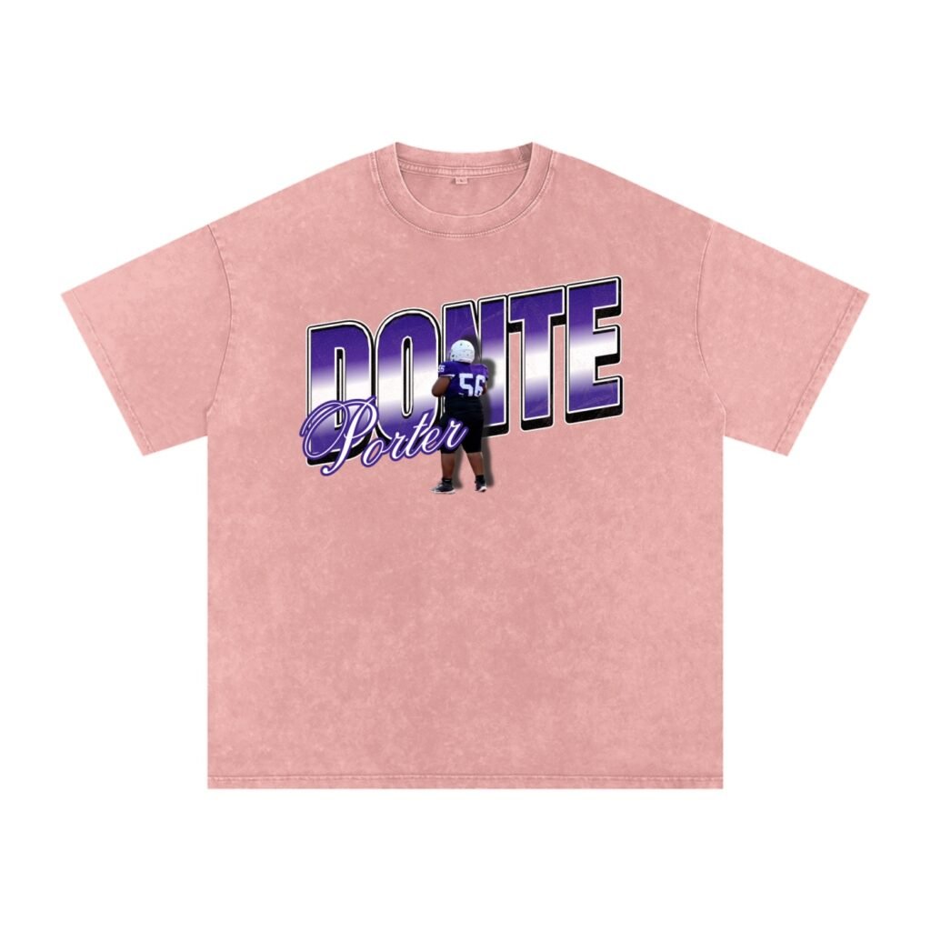 Donte Porter ll Snow Washed Oversized TEE