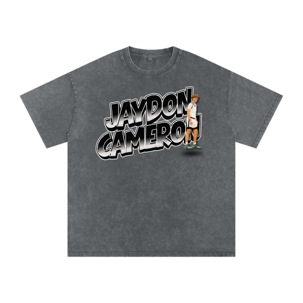 Jaydon Cameron Snow Washed Oversized TEE