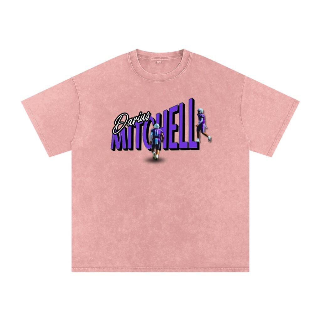 Darius Mitchell Snow Washed Oversized TEE