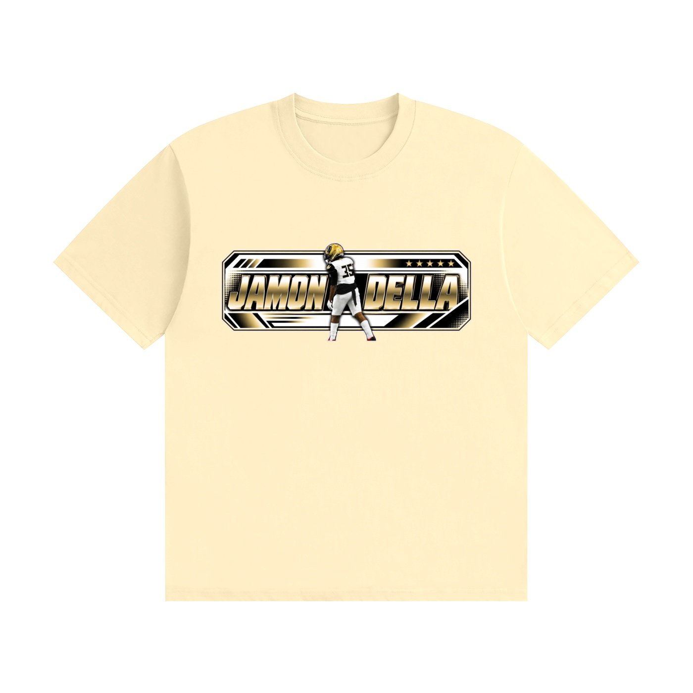 Jamon Della  Unisex Cotton T-Shirt - Image 3