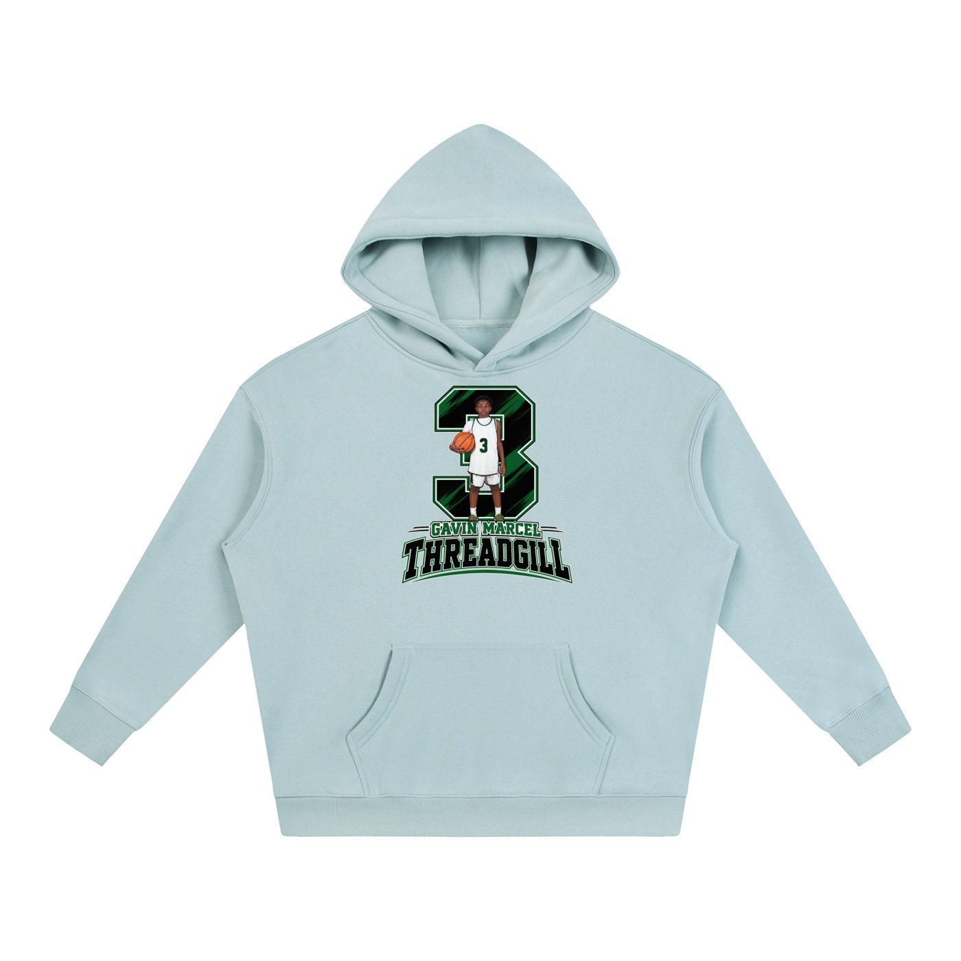 Gavin Marcel Threadgill  Oversize Fleeced Hoodie - Image 3