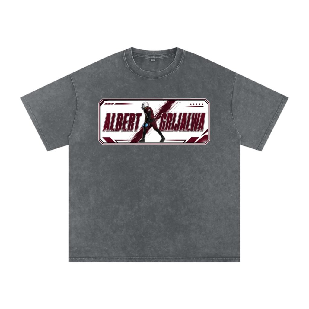 Albert Grijalva Snow Washed Oversized TEE