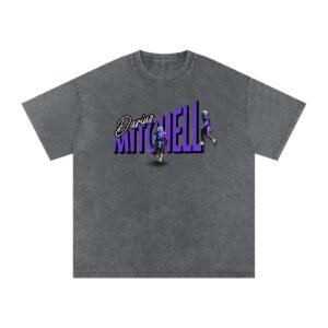 Darius Mitchell Snow Washed Oversized TEE - Image 4