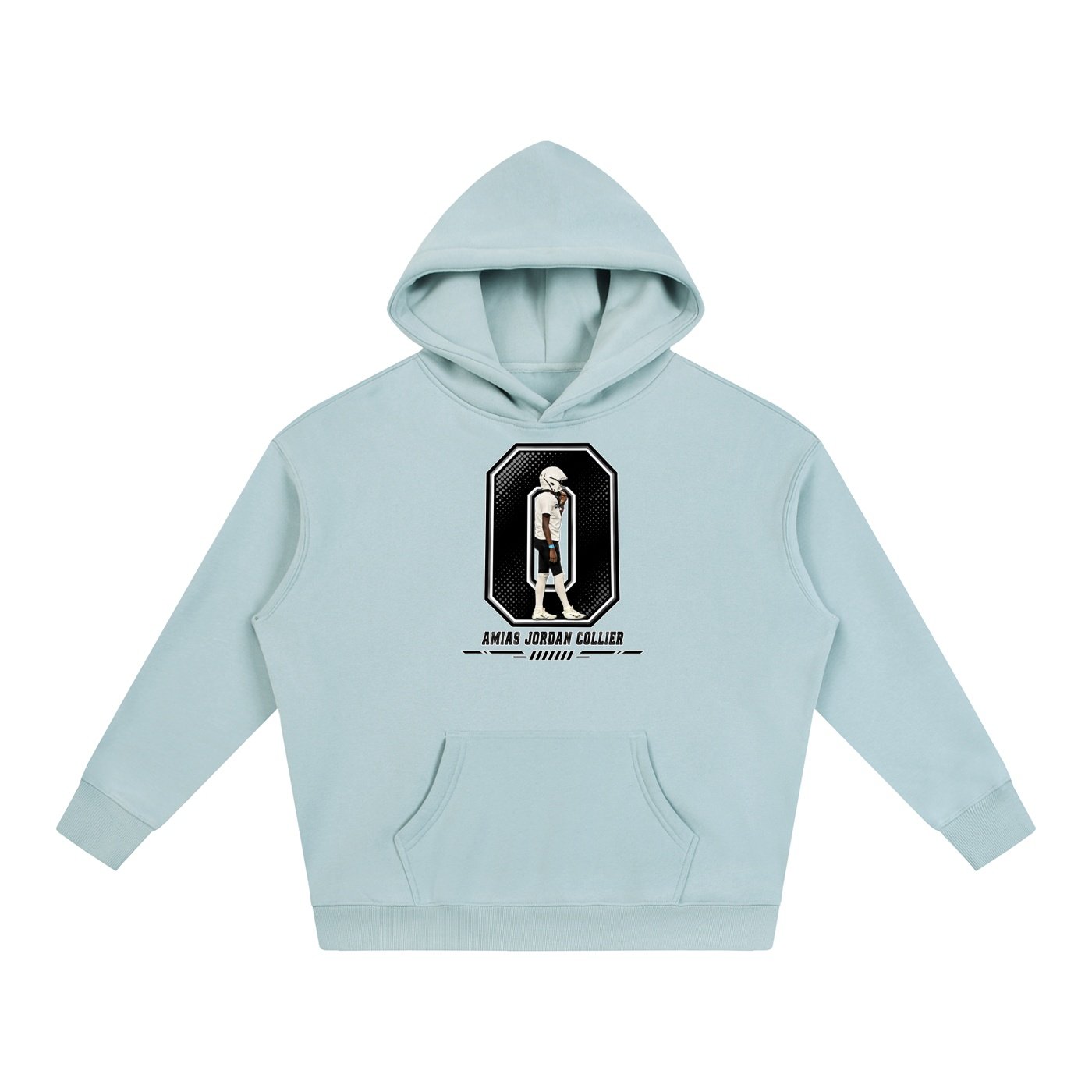 Amias Jordan collier Oversize Fleeced Hoodie - Image 3