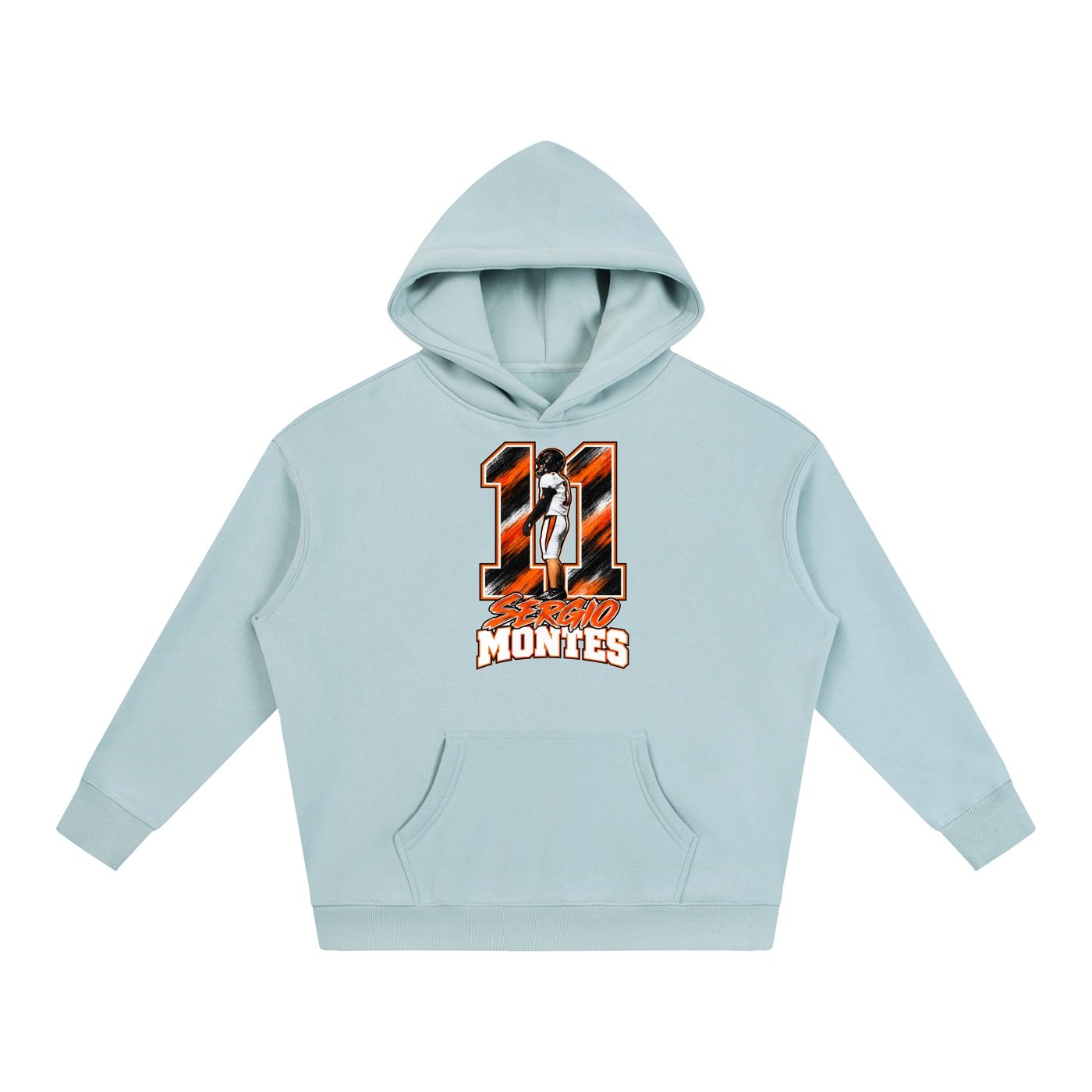 Sergio Montes  Oversize Fleeced Hoodie - Image 3