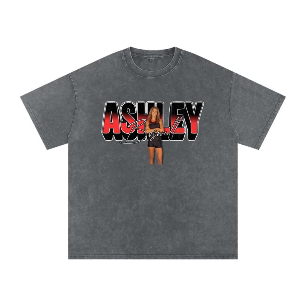 Ashley Boswell Snow Washed Oversized TEE