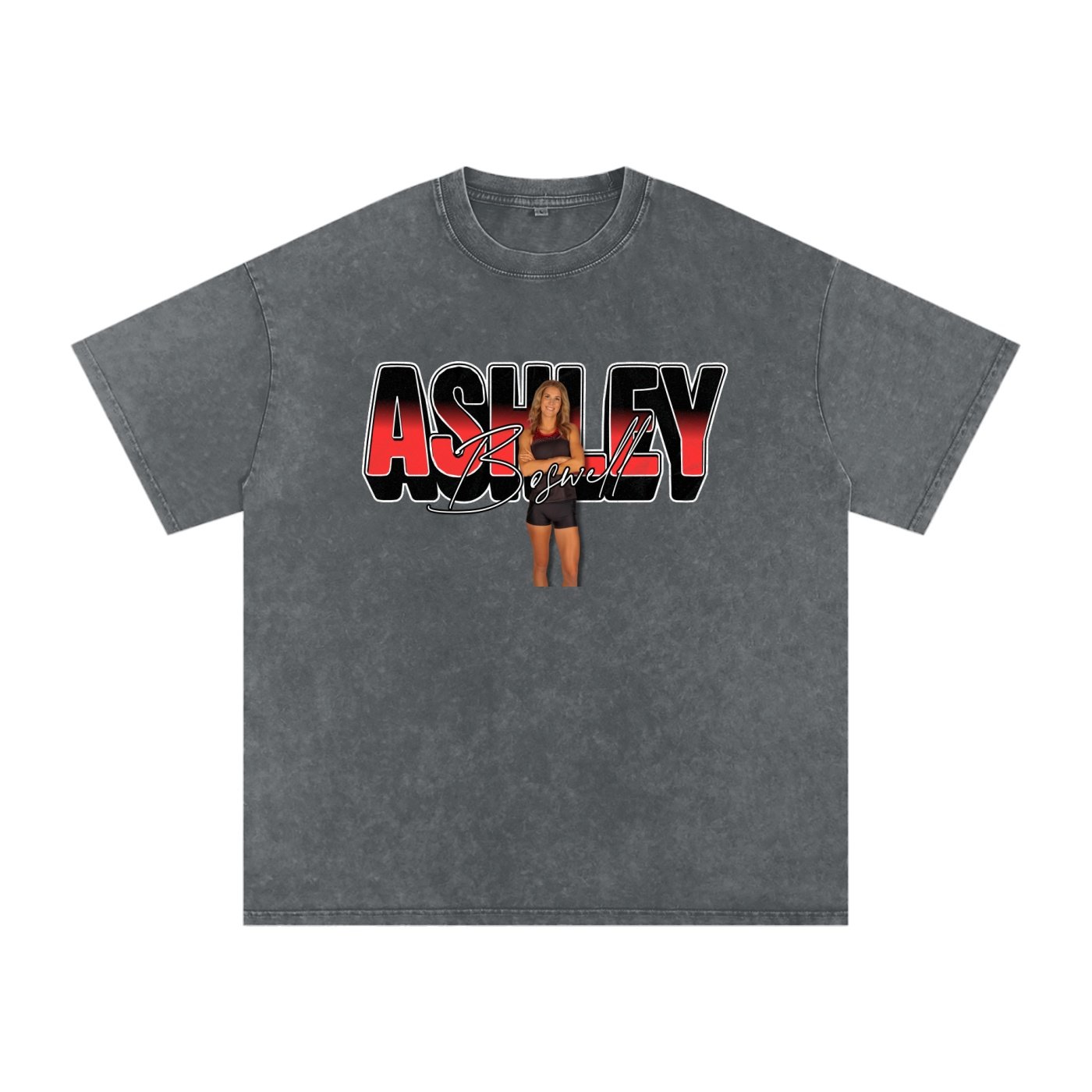 Ashley Boswell Snow Washed Oversized TEE - Image 4