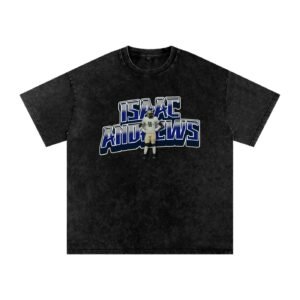 Isaac Andrews  Snow Washed Oversized TEE - Image 1