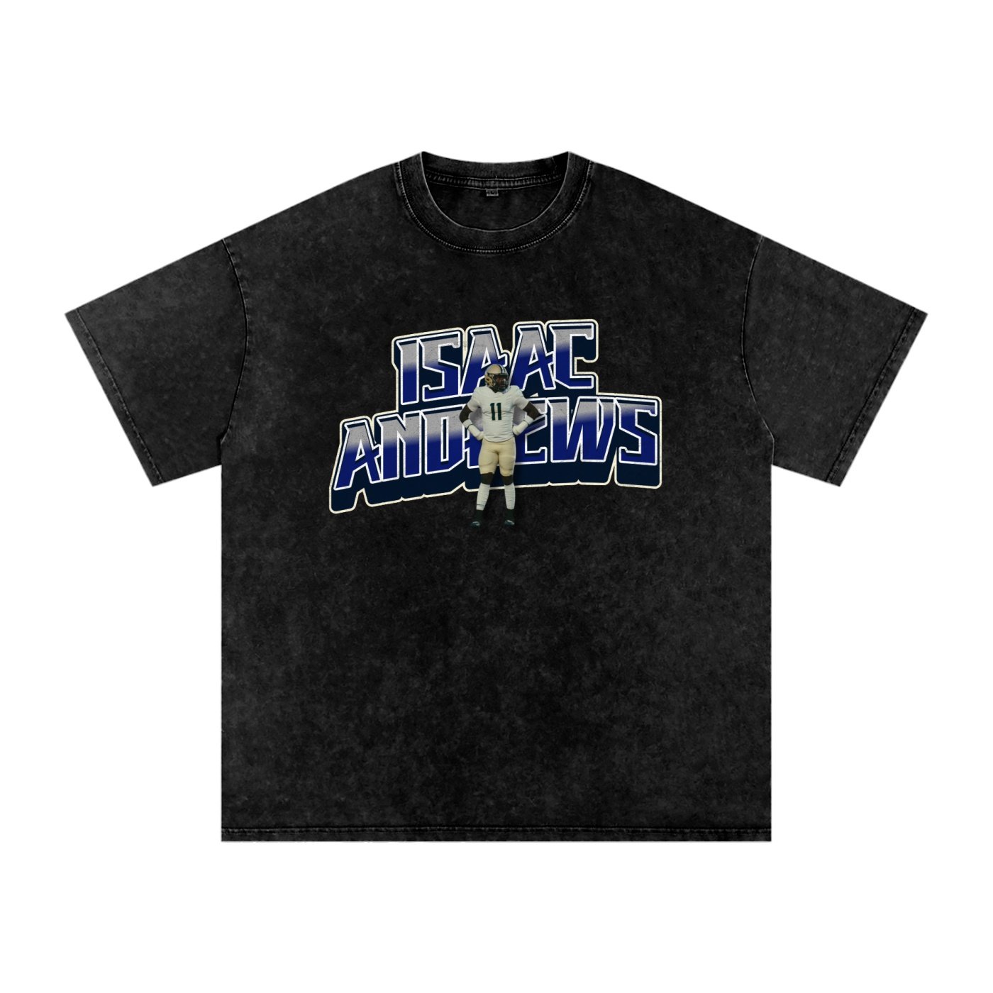 Isaac Andrews  Snow Washed Oversized TEE - Image 1