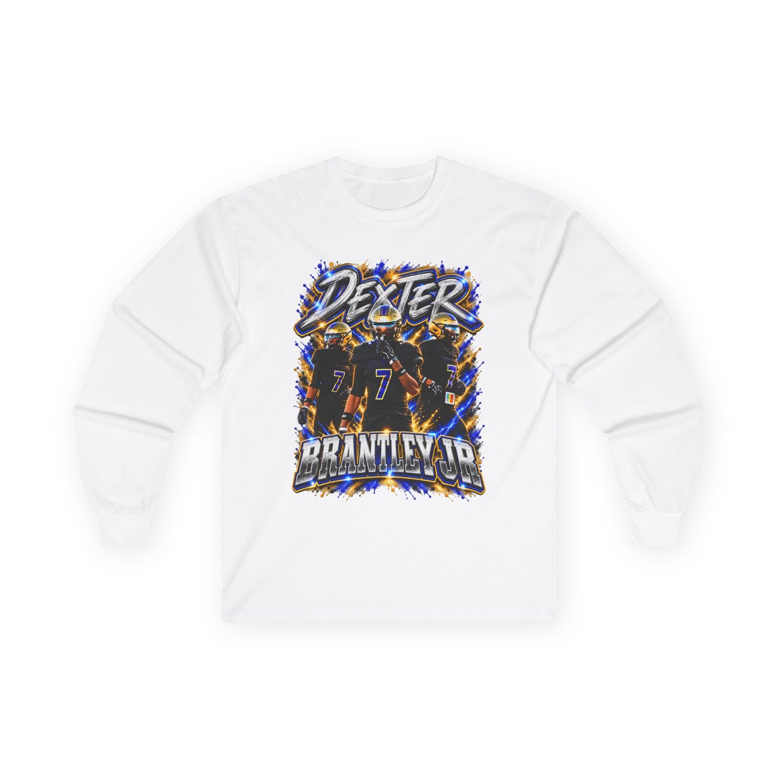 Dexter Brantley Jr, Unisex Cotton Long Sleeve Tee - Image 2