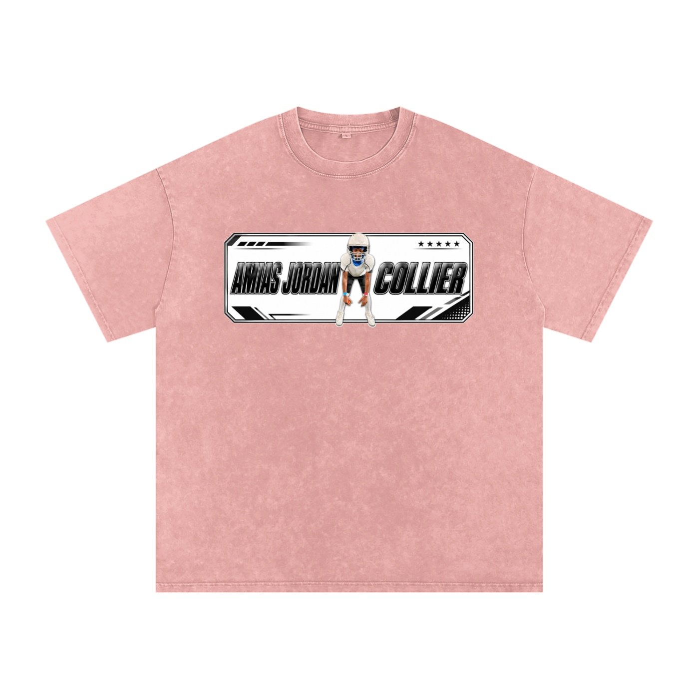 Amias Jordan collier Snow Washed Oversized TEE - Image 5