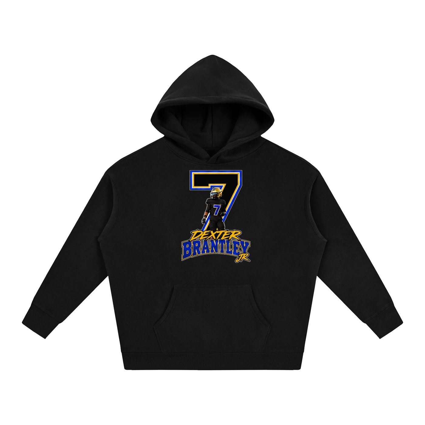 Dexter Brantley Jr,  Oversize Fleeced Hoodie - Image 1