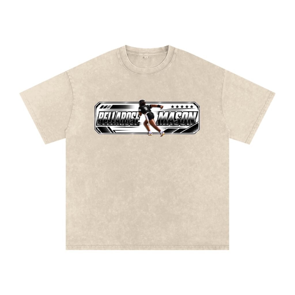 Bellarose Mason Snow Washed Oversized TEE