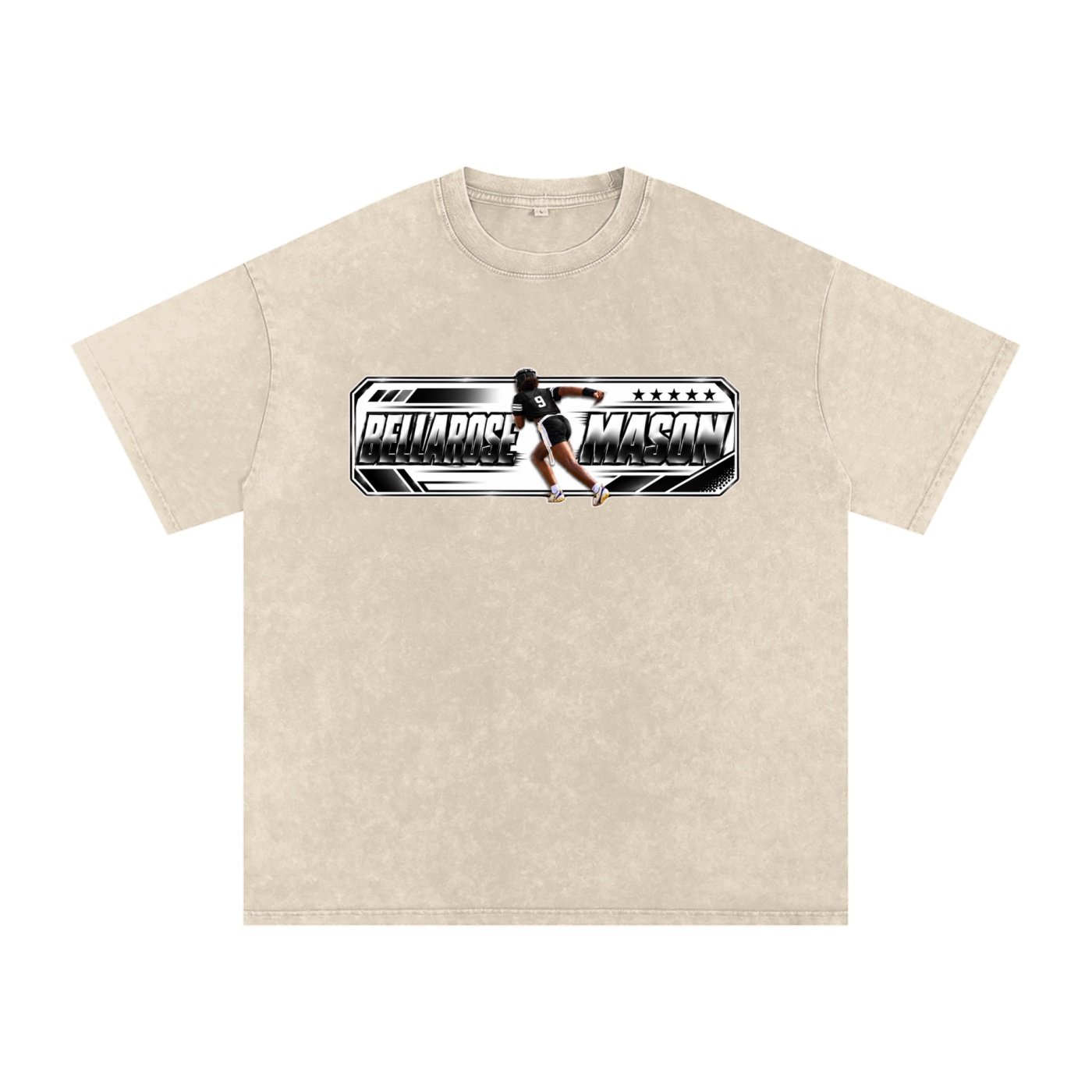 Bellarose Mason Snow Washed Oversized TEE - Image 2