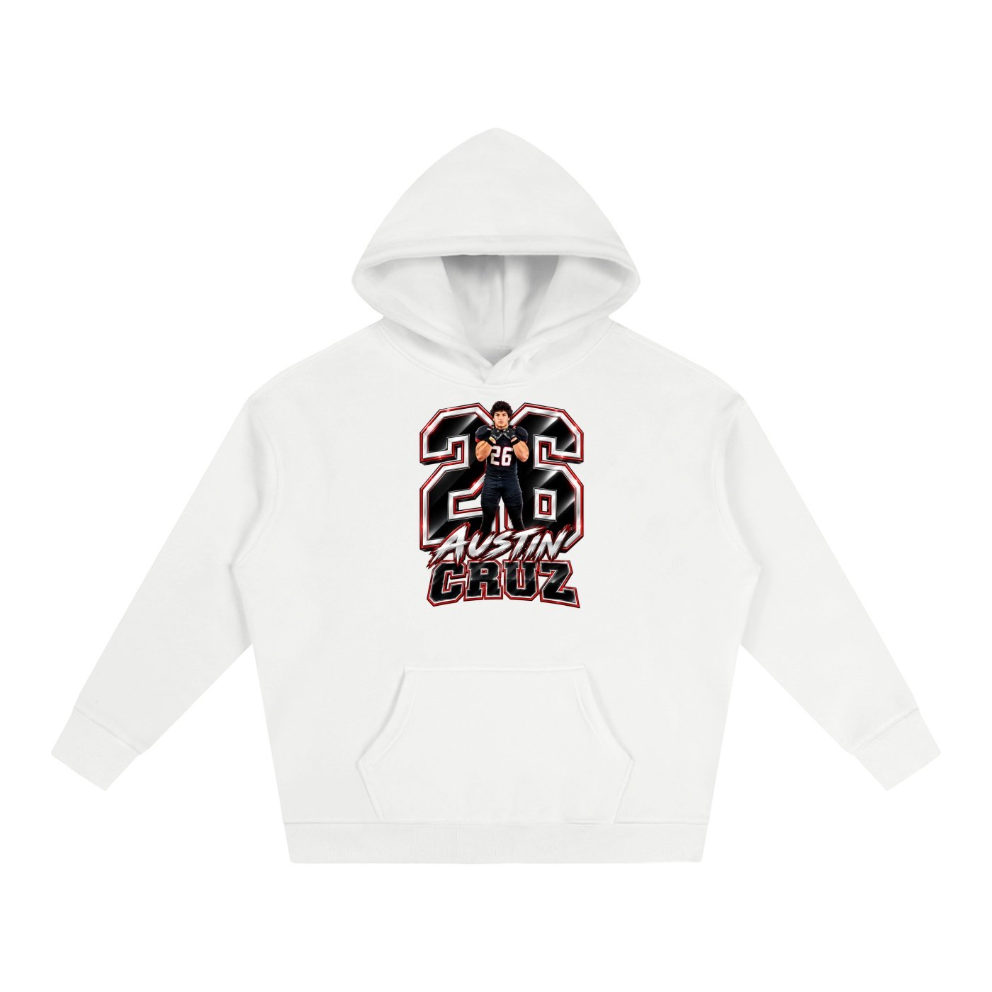 Austin Cruz Oversize Fleeced Hoodie - Image 2