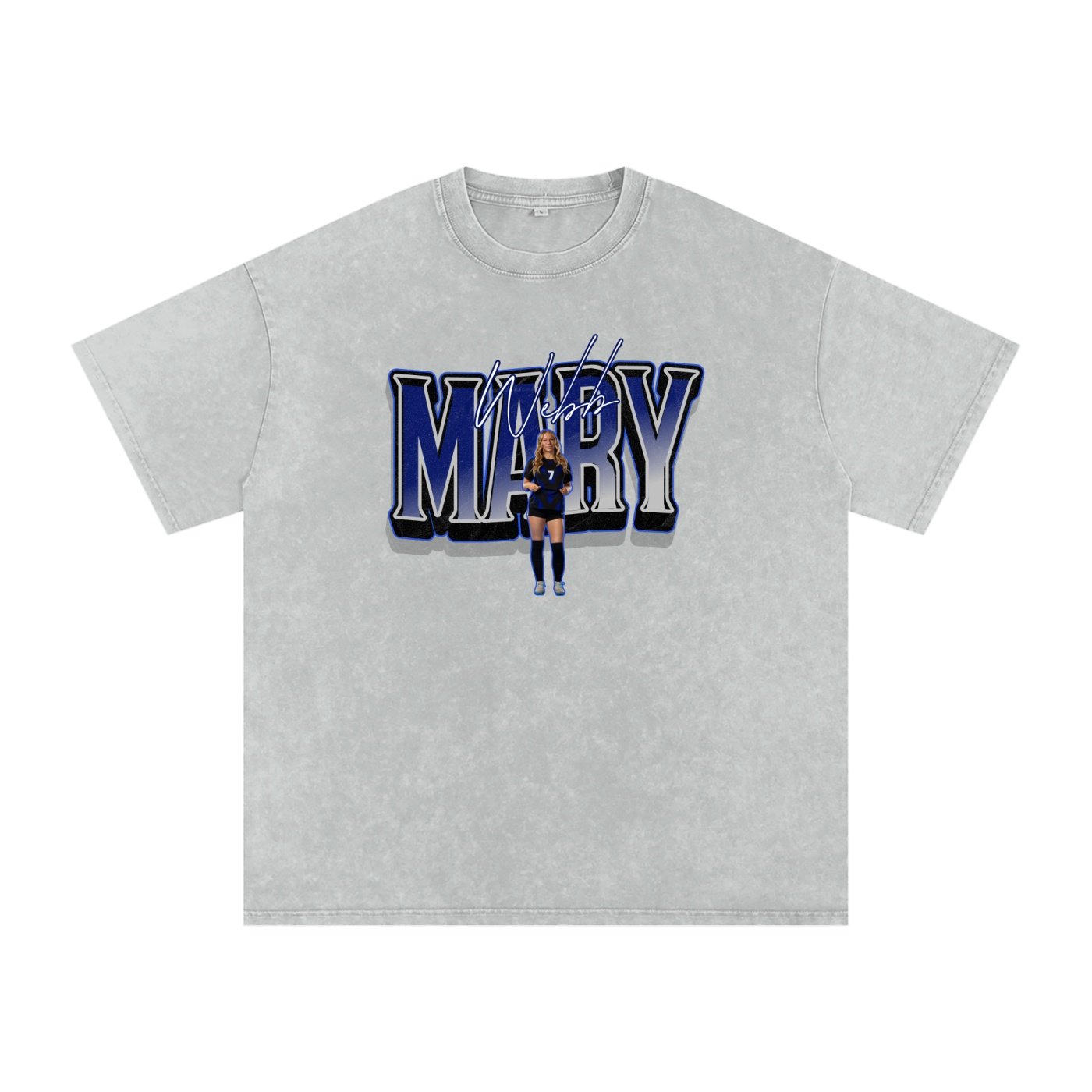 Mary Webb Snow Washed Oversized TEE - Image 3