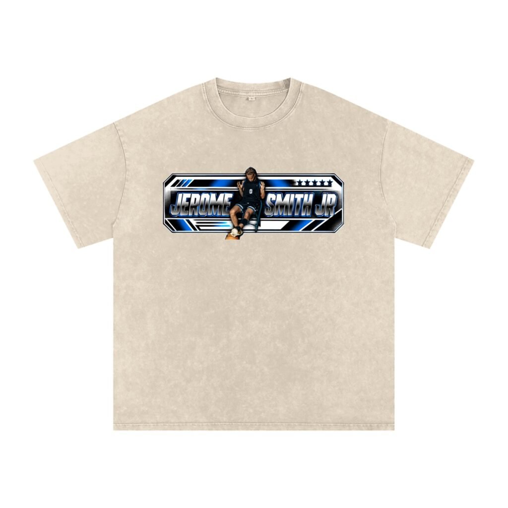 Jerome Smith Jr Snow Washed Oversized TEE