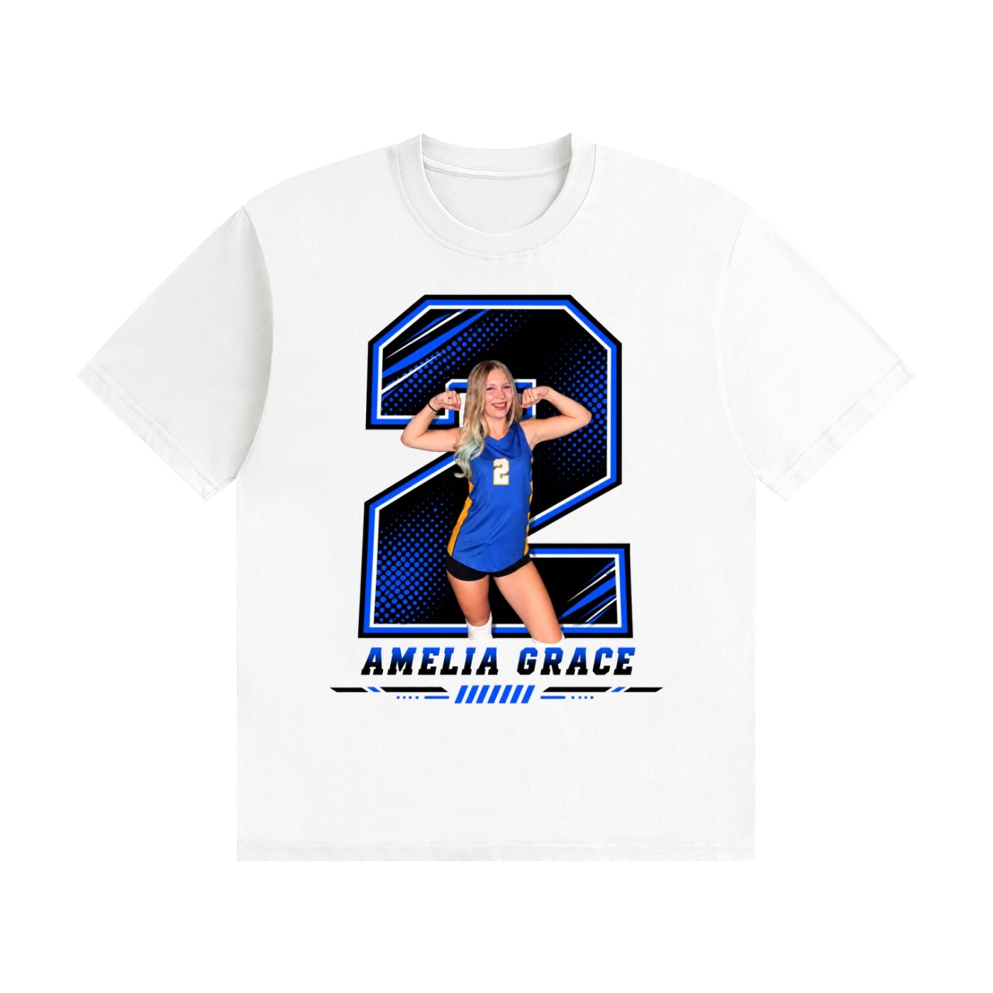 Amelia Grace Unisex Cotton T-Shirt - Image 2