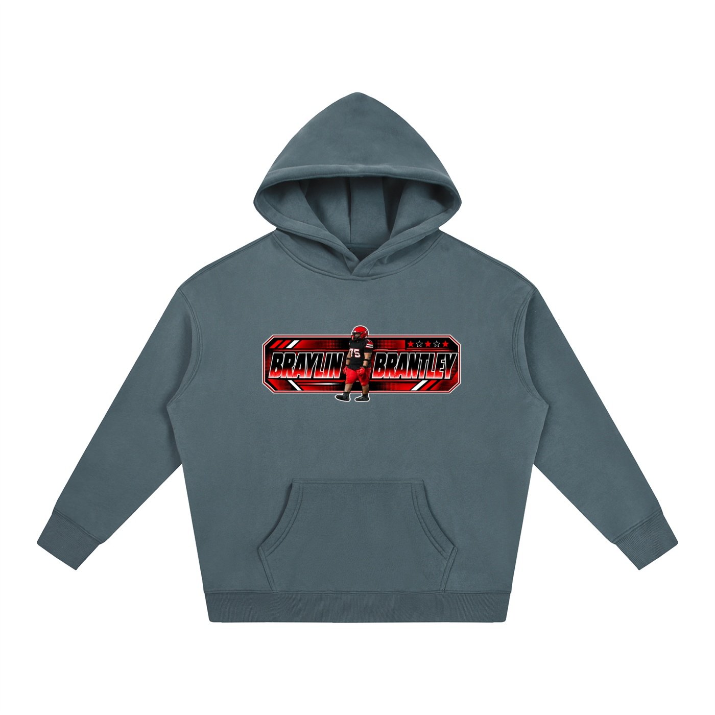 Braylin Brantley Oversize Fleeced Hoodie - Image 4