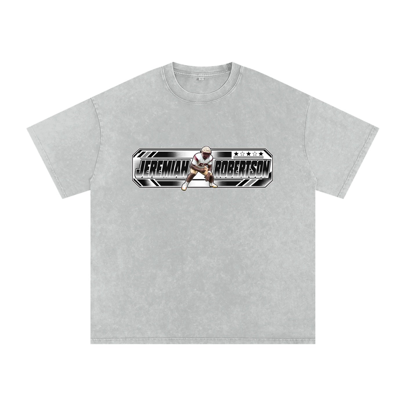 Jeremiah Robertson  Snow Washed Oversized TEE - Image 5
