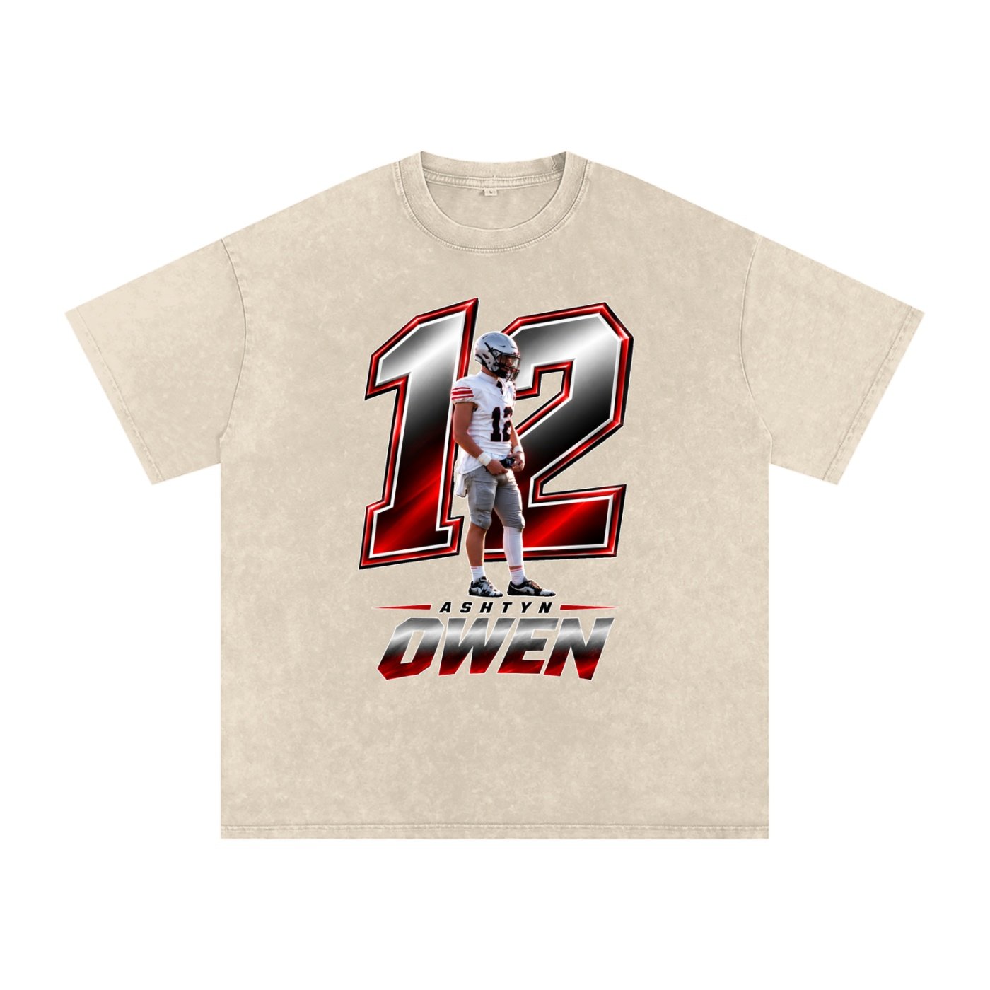 Ashtyn Owen Snow Washed Oversized TEE - Image 2