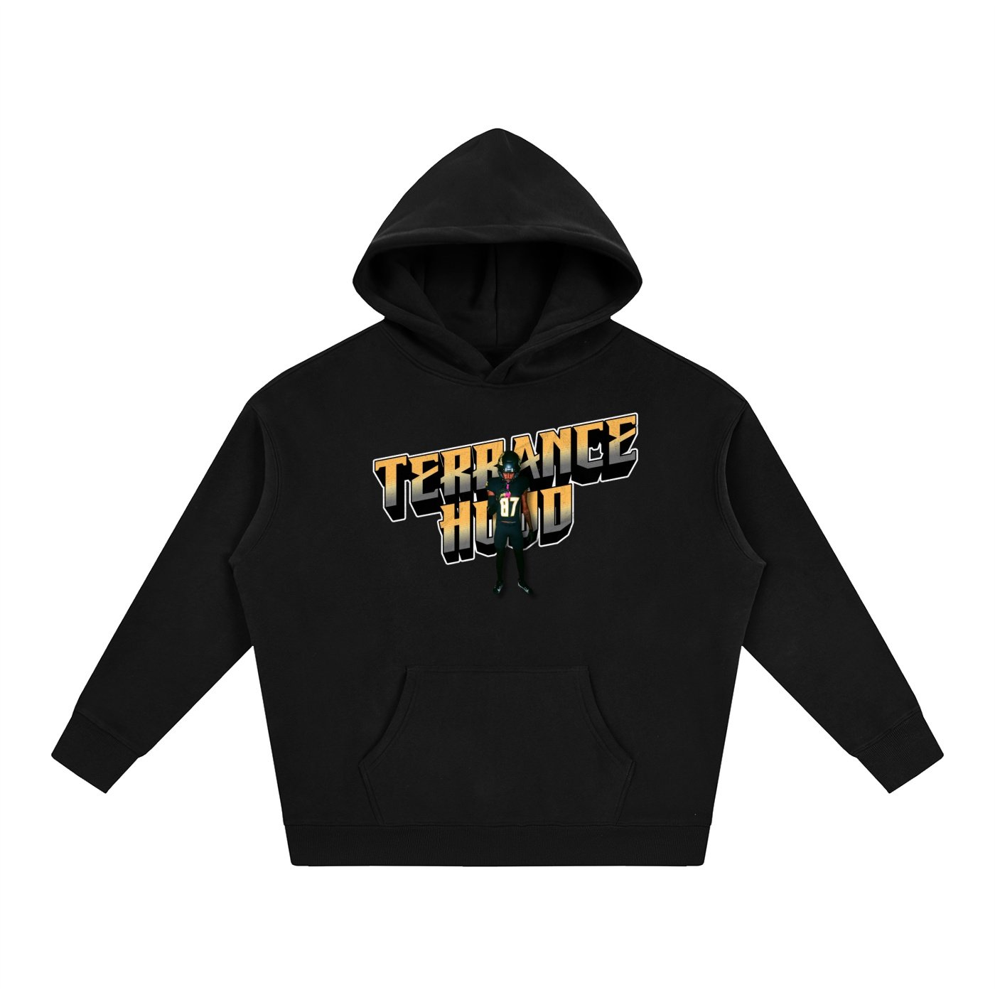 Terrance Hood   Oversize Fleeced Hoodie - Image 1