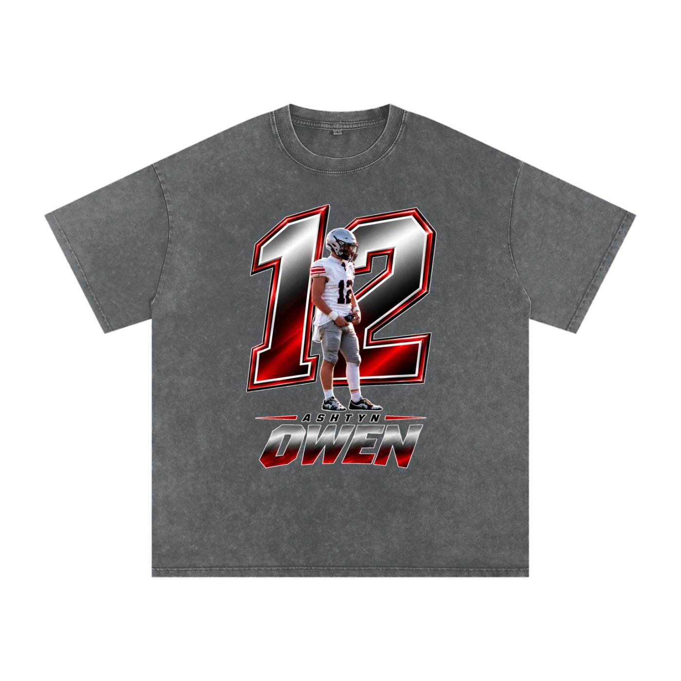 Ashtyn Owen Snow Washed Oversized TEE - Image 4