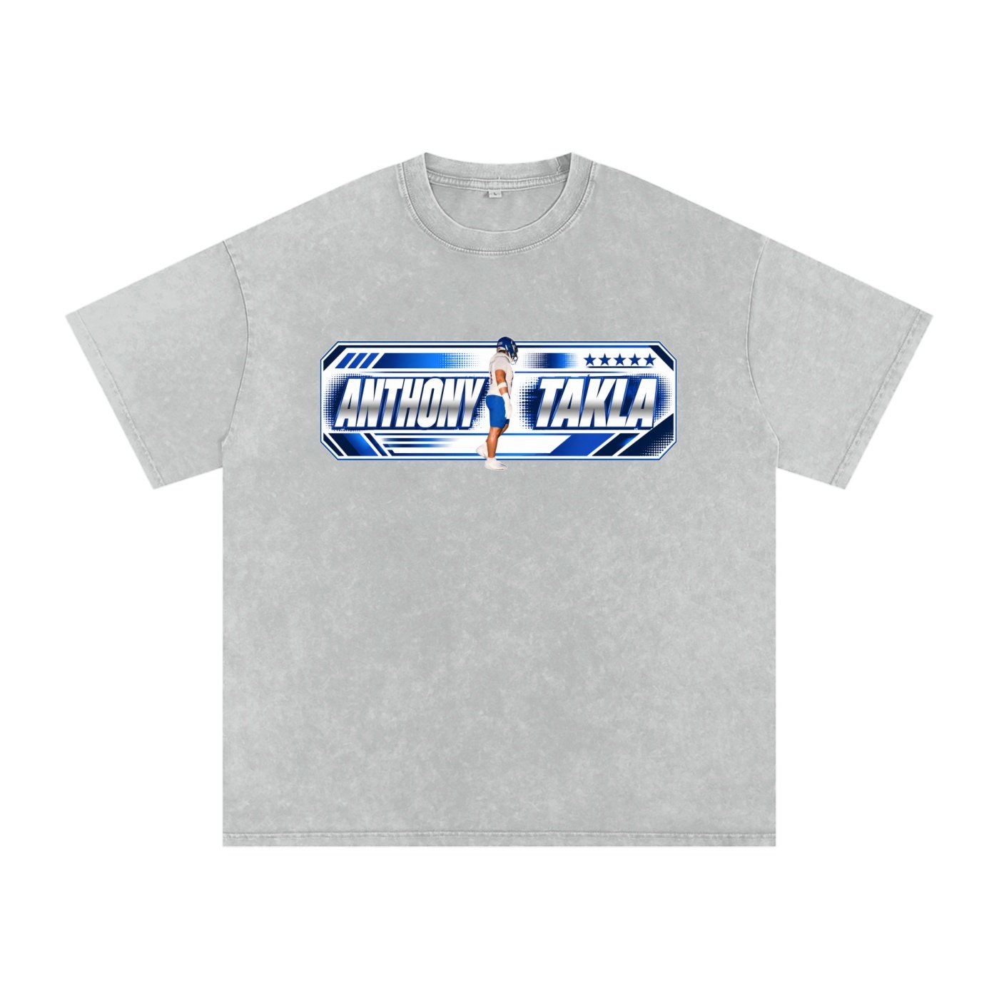 Anthony Takla Snow Washed Oversized TEE - Image 3